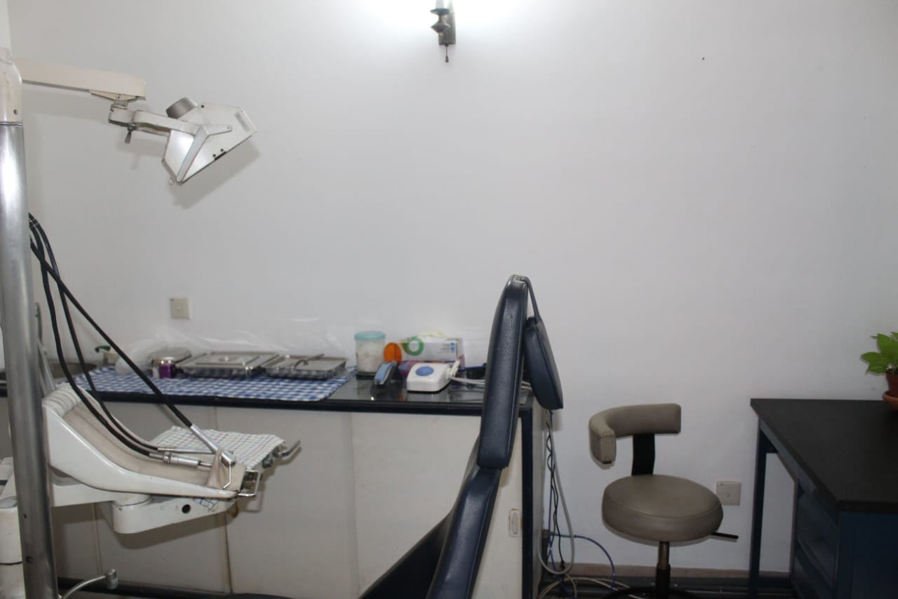 Dental chair and equipment inside the treatment room